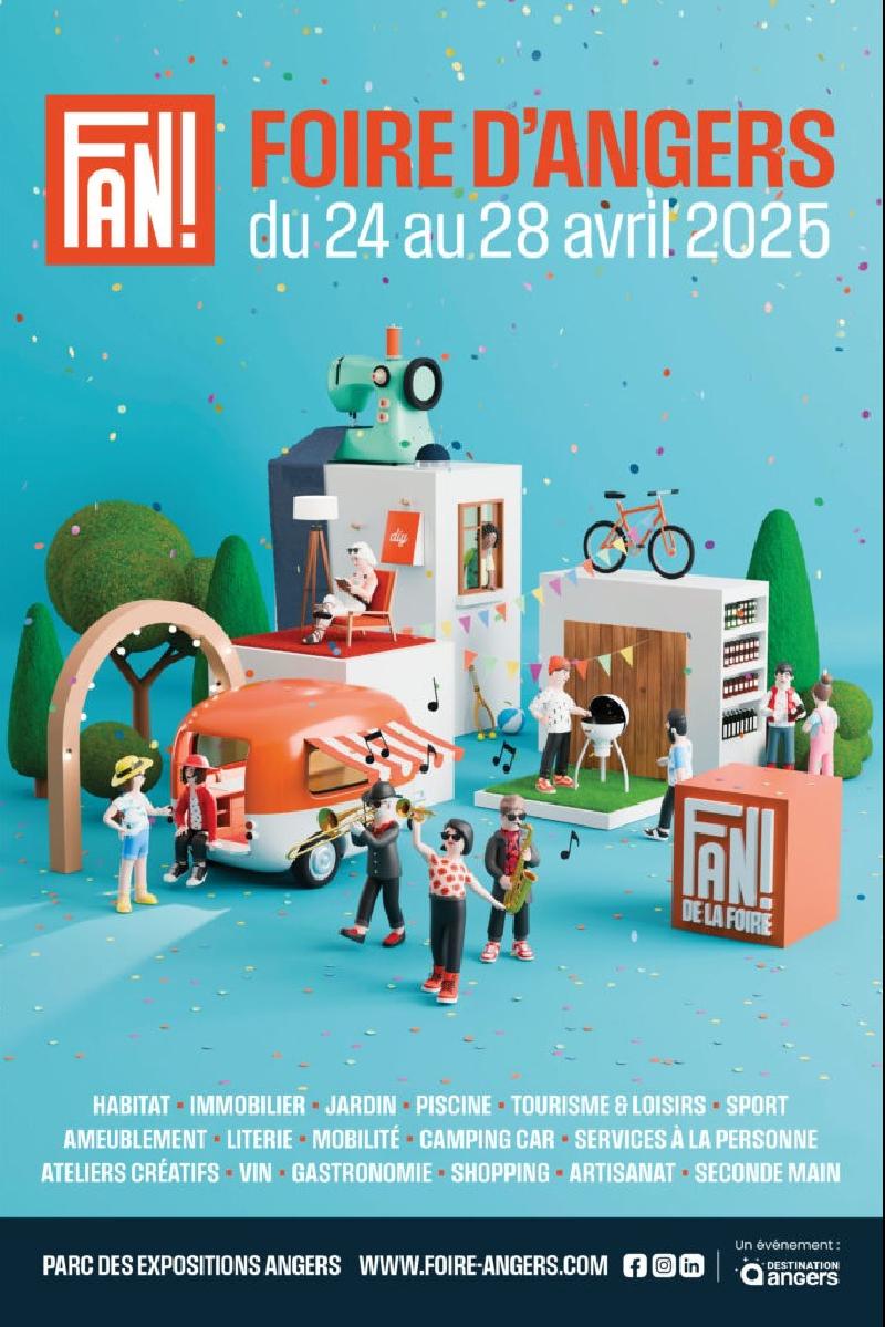 L'entreprise Cormier Paysage Vous attend à la Foire d’Angers du 24 au 28 avril 2025 !
