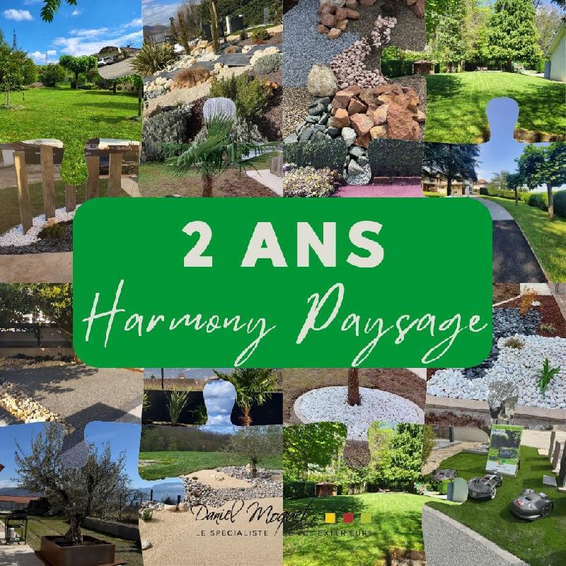 L'entreprise Harmony Paysage fête ses 2 ans ! signe vos jardins