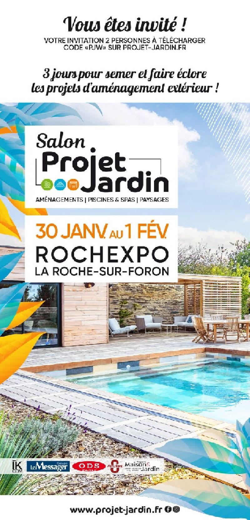 L'entreprise MAMET vous invite au Salon Projet Jardin de La Roche-sur-Foron ! signe vos jardins