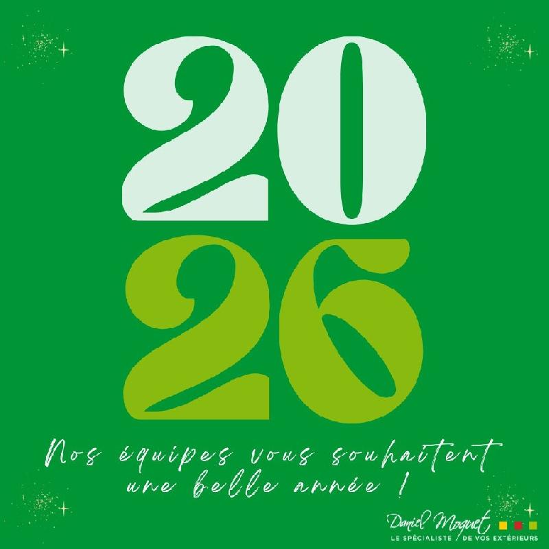 L'entreprise Harmony Paysage vous souhaite une bonne année ! signe vos jardins