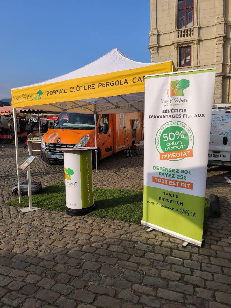 A.J Paysage s'installe sur le marché d'Autun tous les vendredis d'avril !