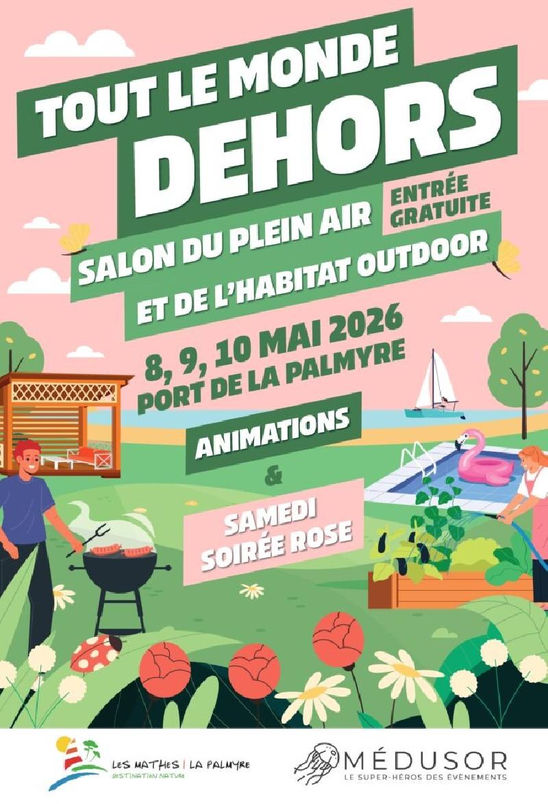 Venez nous rencontrer au Salon du Plein Air « Tout le Monde Dehors » ! signe vos jardins