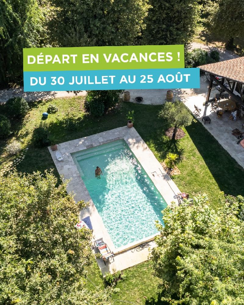 Fermeture annuelle : c'est l'heure des vacances ! signe vos jardins