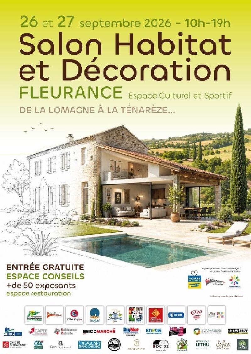 Retrouvez Daniel Moquet signe vos jardins Preignan au Salon de l’Habitat et de la Déco à Fleurance signe vos jardins