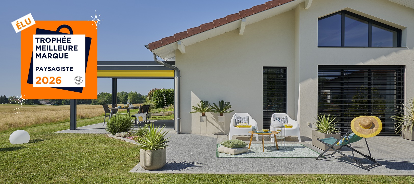 <p>Daniel Moquet &eacute;lue Meilleure Marque Paysagiste 2026</p>