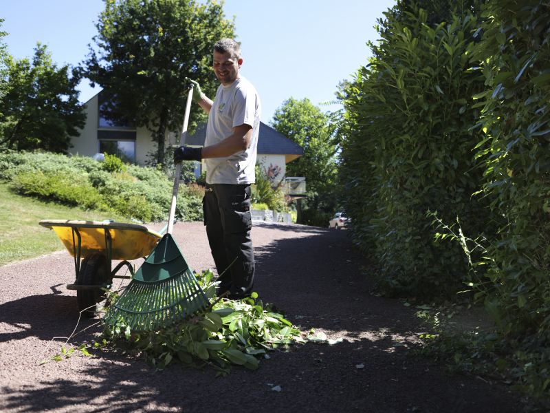Évacuation des déchets végétaux