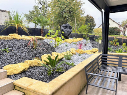 Création d'un massif décoratif