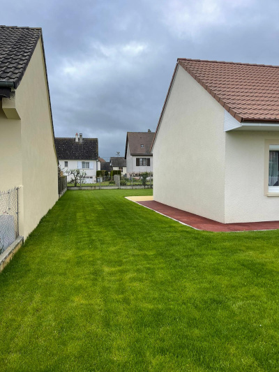 Gazon naturel en rouleau